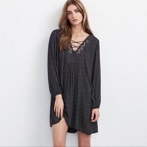 Velvet Boho Cottagecore Dress S